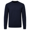 Fine Merino Wool Crewneck Sweater – Deep Navy | MAGGYE DOUTI