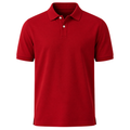 Premium Piqué Cotton Polo Shirt – Crimson Red | MAGGYE DOUTI