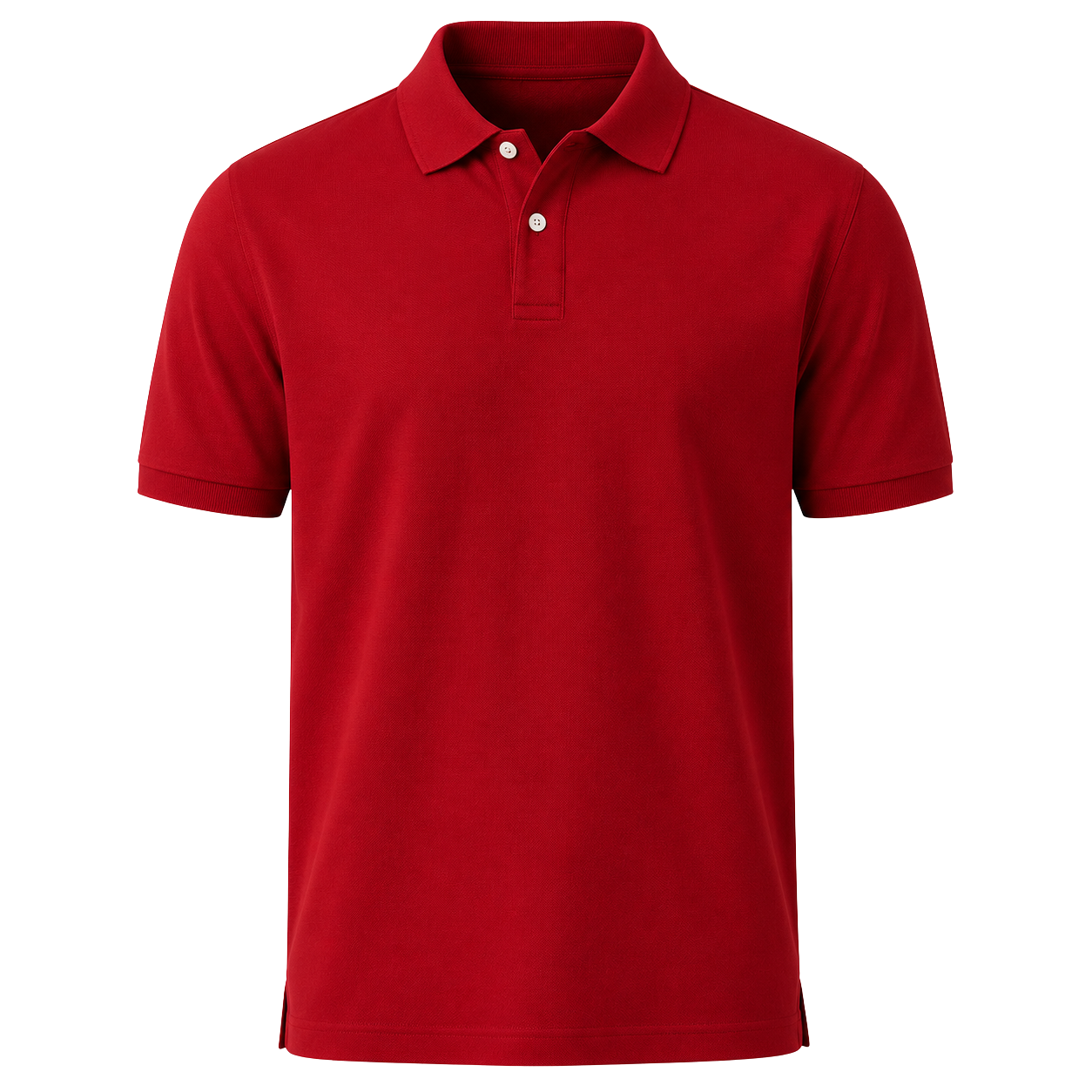Premium Piqué Cotton Polo Shirt – Crimson Red | MAGGYE DOUTI